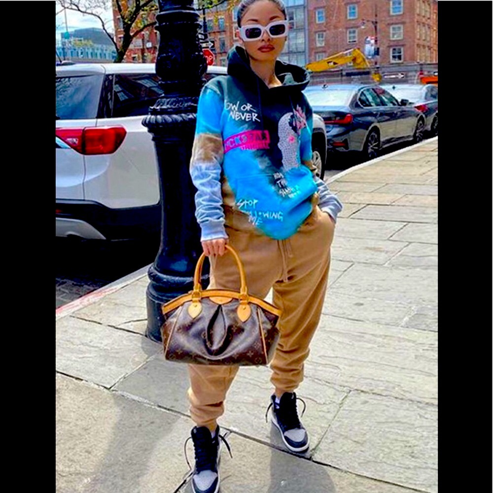 ROCK STAR Hoodie Sweatshirt & Sweatpants Set